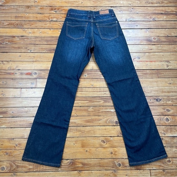 Loïs Julianne jeans boot cut straight dark blue 60’s style high rise waisted 27 - Picture 4 of 15